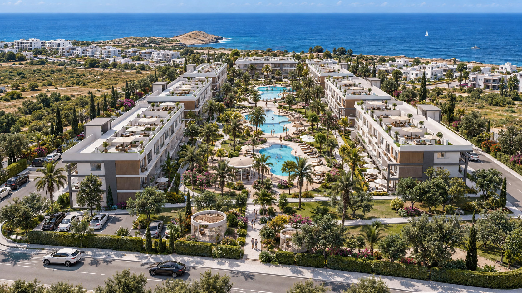 Caesar Breeze Phase 2 – user-supplied seaside resort rendering, North Cyprus.