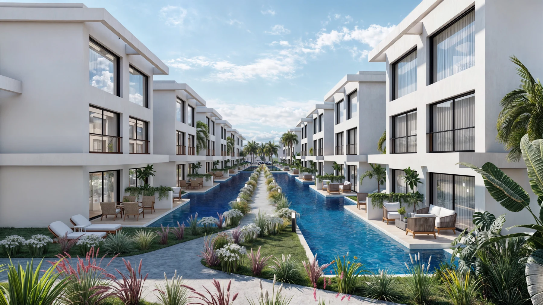 ramusis slėnis – 2+1 дуплекс апартаменты, Северный Кипр. Визуализация проекта