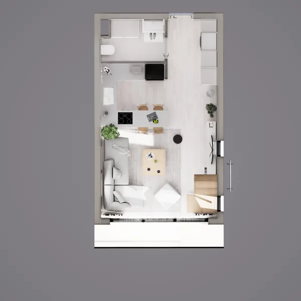 ramusis slėnis – 1+1 лофт апартаменты, Северный Кипр. Визуализация типа жилья
