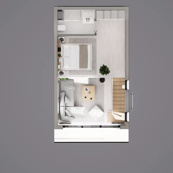 ramusis slėnis – 1+1 лофт апартаменты, Северный Кипр. Визуализация типа жилья
