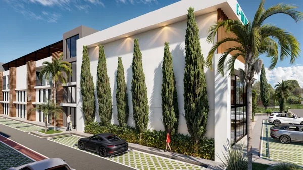Ateities Namai – Apartamenty typu studio, Cypr Północny. Wizualizacja projektu