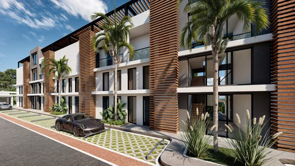 Ateities Namai – Apartamenty typu studio, Cypr Północny. Wizualizacja projektu