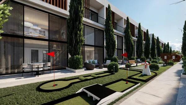 Ateities Namai – Apartamenty typu studio, Cypr Północny. Wizualizacja projektu