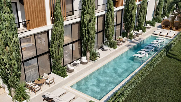 Ateities Namai – Apartamenty typu studio, Cypr Północny. Wizualizacja projektu