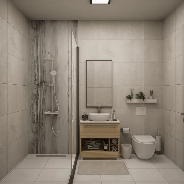 Ateities Namai – Apartamenty typu studio, Cypr Północny. Wizualizacja typu mieszkania